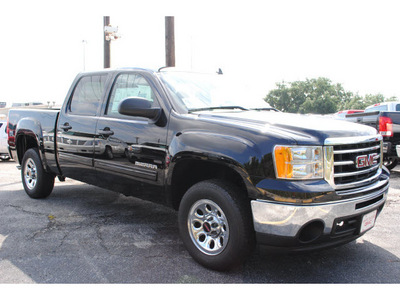 gmc sierra 1500 2012 black sl flex fuel 8 cylinders 2 wheel drive automatic with overdrive 77074