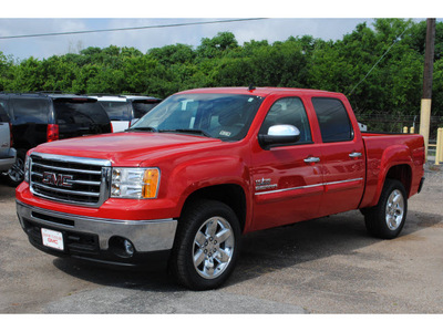 gmc sierra 1500 2012 red sle flex fuel 8 cylinders 2 wheel drive automatic with overdrive 77074