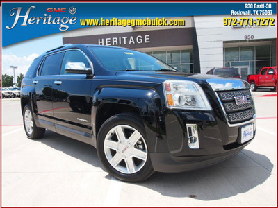 gmc terrain 2011 black suv slt 2 gasoline 4 cylinders front wheel drive automatic 75087