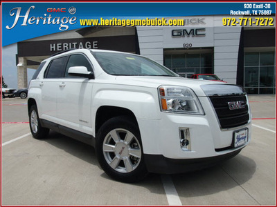 gmc terrain 2010 white suv sle 2 gasoline 4 cylinders front wheel drive automatic 75087
