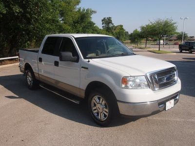 ford f 150 2007 white xlt gasoline 8 cylinders rear wheel drive automatic 76049