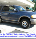 ford expedition 2002 dk  blue suv eddie bauer 4x4 gasoline 8 cylinders 4 wheel drive automatic with overdrive 45840
