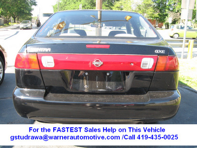 nissan sentra 1999 black sedan gxe gasoline 4 cylinders front wheel drive automatic with overdrive 45840