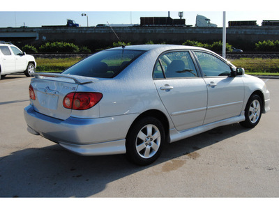toyota corolla 2006 silver sedan s gasoline 4 cylinders front wheel drive automatic with overdrive 77065