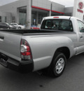 toyota tacoma 2011 silver reg cab 2wd i4 mt gasoline 4 cylinders 2 wheel drive 5 speed manual 34788