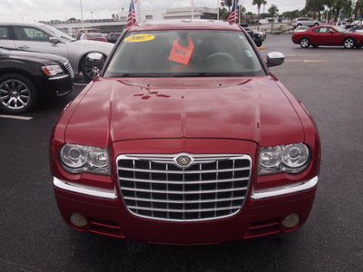 chrysler 300 2007 dk  red sedan c gasoline 8 cylinders rear wheel drive automatic 33021