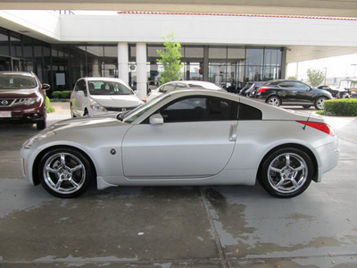 nissan 350z 2008 silver coupe touring gasoline 6 cylinders rear wheel drive shiftable automatic 77477