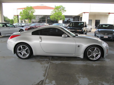 nissan 350z 2008 silver coupe touring gasoline 6 cylinders rear wheel drive shiftable automatic 77477