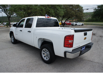 chevrolet silverado 1500 2012 white work truck flex fuel 8 cylinders 2 wheel drive automatic 78028