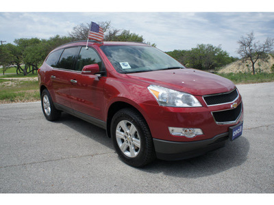chevrolet traverse 2012 red lt gasoline 6 cylinders front wheel drive automatic 78028