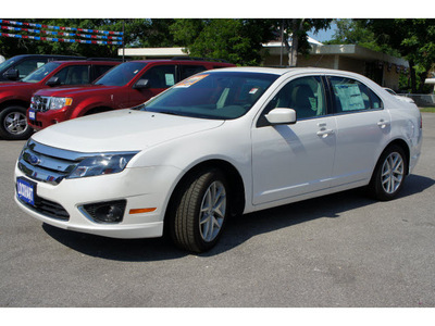 ford fusion 2012 white sedan sel flex fuel 6 cylinders front wheel drive automatic 78644