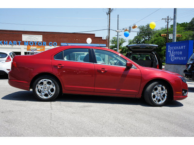 ford fusion 2011 red sedan se gasoline 4 cylinders front wheel drive 78644