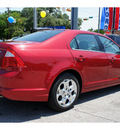 ford fusion 2011 red sedan se gasoline 4 cylinders front wheel drive 78644