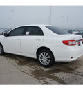 toyota corolla 2012 white sedan le gasoline 4 cylinders front wheel drive automatic with overdrive 77469