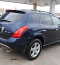 nissan murano 2005 dk  blue suv sl gasoline 6 cylinders all whee drive automatic 76022