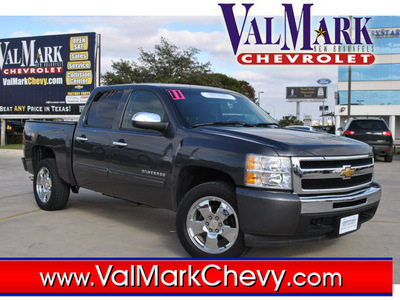 chevrolet silverado 1500 2011 dk  gray lt flex fuel 8 cylinders 4 wheel drive automatic 78130