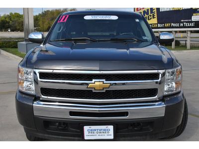 chevrolet silverado 1500 2011 dk  gray lt flex fuel 8 cylinders 4 wheel drive automatic 78130