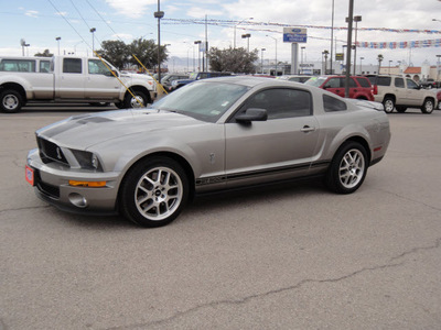 ford shelby gt500 2009 gray coupe gasoline 8 cylinders rear wheel drive standard 79936