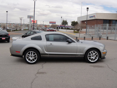 ford shelby gt500 2009 gray coupe gasoline 8 cylinders rear wheel drive standard 79936