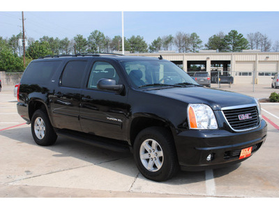 gmc yukon xl 2012 black suv slt 1500 flex fuel 8 cylinders 4 wheel drive automatic with overdrive 77375