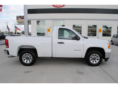 gmc sierra 1500 2012 white work truck flex fuel 8 cylinders 2 wheel drive automatic with overdrive 77375