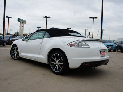 mitsubishi eclipse spyder 2012 white gs sport gasoline 4 cylinders front wheel drive automatic 75062