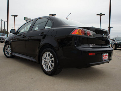 mitsubishi lancer 2012 black sedan se gasoline 4 cylinders all whee drive shiftable automatic 75062