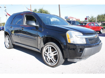 chevrolet equinox 2006 black suv ls gasoline 6 cylinders front wheel drive automatic 77087