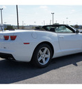chevrolet camaro convertible 2011 white lt gasoline 6 cylinders rear wheel drive automatic 78216