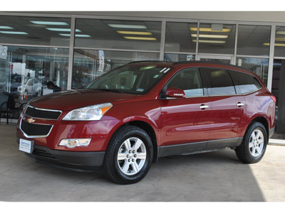 chevrolet traverse 2011 red lt gasoline 6 cylinders all whee drive automatic 78216