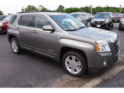 gmc terrain 2012 gray suv sle 2 flex fuel 6 cylinders front wheel drive automatic 77074