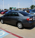 toyota corolla 2011 gray sedan le gasoline 4 cylinders front wheel drive automatic 76053