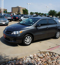 toyota corolla 2011 gray sedan le gasoline 4 cylinders front wheel drive automatic 76053