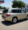 toyota highlander 2008 tan suv limited gasoline 6 cylinders front wheel drive automatic 76053