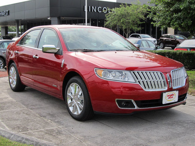 lincoln mkz hybrid 2012 red sedan hybrid 4 cylinders front wheel drive automatic with overdrive 77074