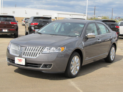 lincoln mkz hybrid 2012 gray sedan hybrid 4 cylinders front wheel drive automatic with overdrive 77074