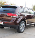 lincoln mkx 2012 dk  red suv gasoline 6 cylinders front wheel drive automatic with overdrive 77074