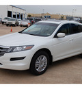 honda crosstour 2012 white ex l gasoline 4 cylinders front wheel drive automatic with overdrive 77034