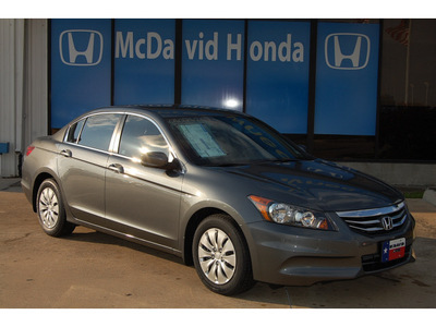 honda accord 2012 dk  gray sedan lx gasoline 4 cylinders front wheel drive automatic with overdrive 77034