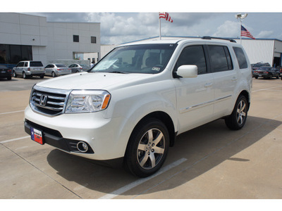 honda pilot 2012 white suv touring gasoline 6 cylinders front wheel drive automatic 77034