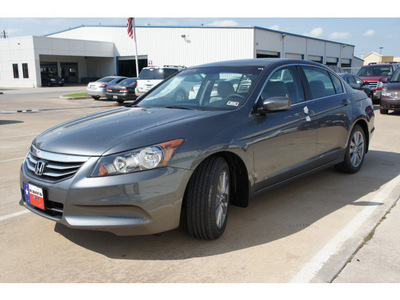 honda accord 2012 dk  gray sedan ex l gasoline 4 cylinders front wheel drive automatic 77034