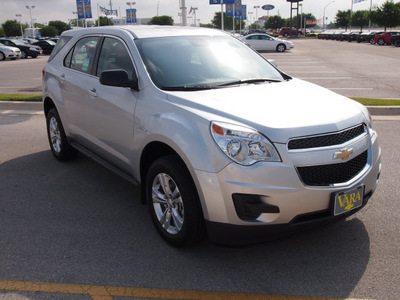 chevrolet equinox 2012 silver ls flex fuel 4 cylinders front wheel drive 6 speed automatic 78224