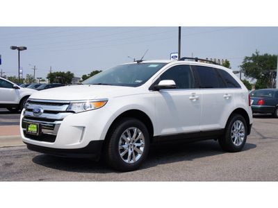 ford edge 2013 white limited gasoline 6 cylinders front wheel drive automatic 79407