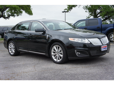 lincoln mks 2009 black sedan gasoline 6 cylinders front wheel drive shiftable automatic 78214
