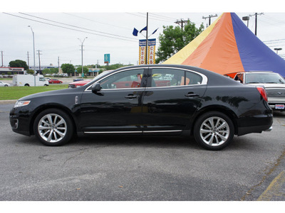 lincoln mks 2009 black sedan gasoline 6 cylinders front wheel drive shiftable automatic 78214