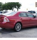 ford fusion 2009 dk  red sedan se gasoline 4 cylinders front wheel drive automatic 78214