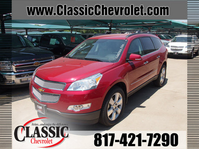 chevrolet traverse 2012 crystal re ltz gasoline 6 cylinders front wheel drive automatic 76051