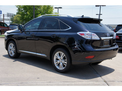 lexus rx 450h 2012 black suv hybrid 6 cylinders all whee drive automatic 77074