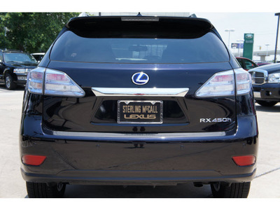 lexus rx 450h 2012 black suv hybrid 6 cylinders all whee drive automatic 77074