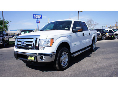 ford f 150 2012 white xlt gasoline 6 cylinders 4 wheel drive automatic 79407
